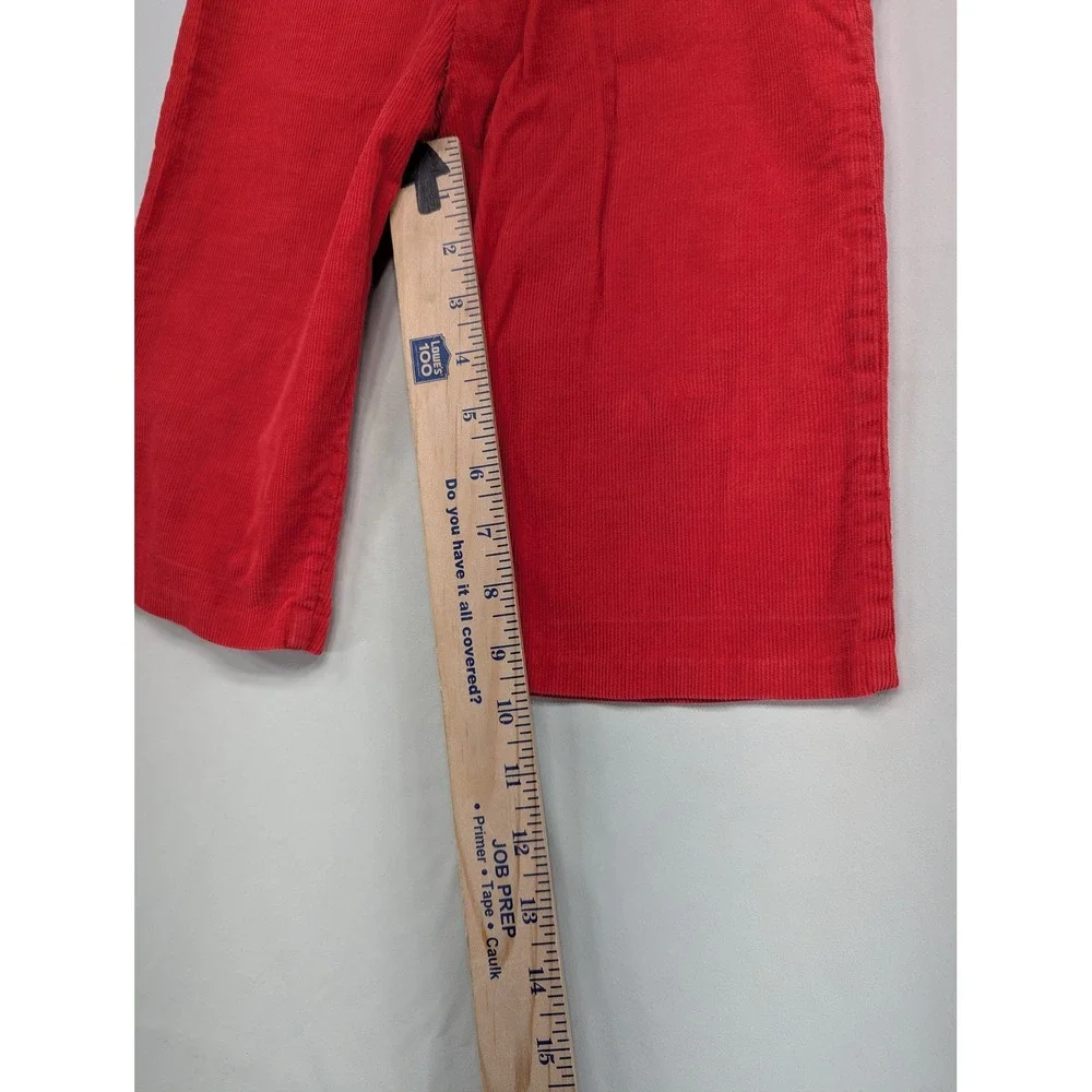 Vintage Red Corduroy Tunic and‎ Pants Set 12 Months Holiday Retro Classic